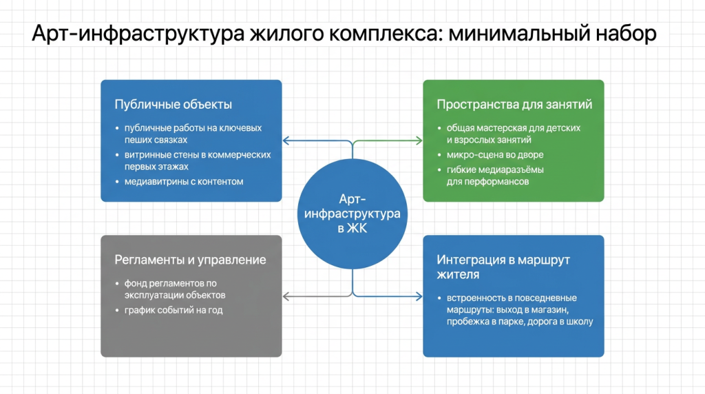 Арт-инфраструктура жилого комплекса